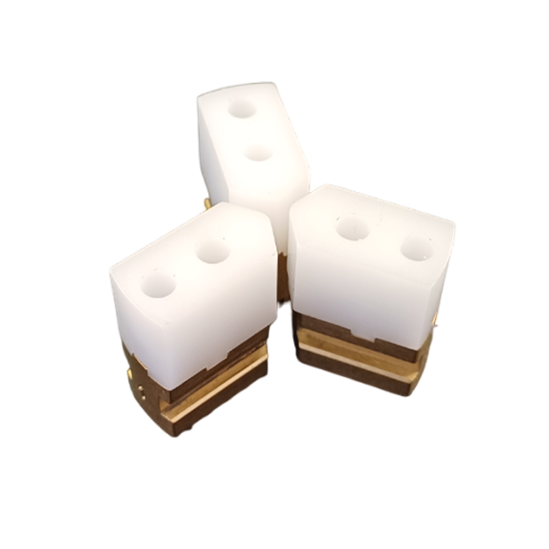 62624 </BR>Jeu de 3 mors ébauche - Delrin